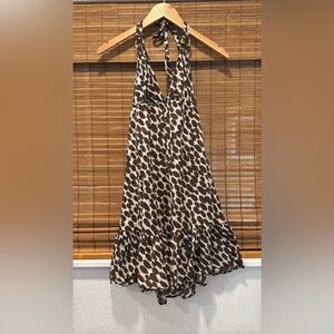 La Blanca by Rod Beattie Brown Polka Dot Dress